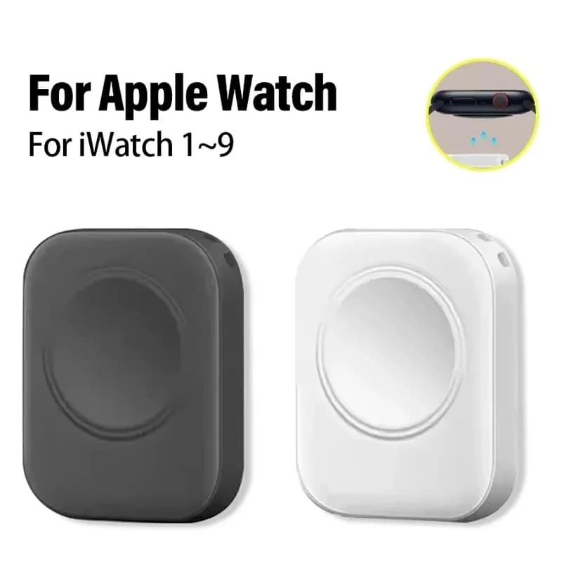 Caricabatterie rapido wireless magnetico portatile per Apple Watch Series 9 8 7 6 5 4 3 2 1 SE Cavo wireless di tipo C Converti caricabatterie per orologio