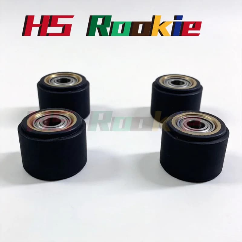 4PCS Vinyl Cutter pinch roller wheel 4x10x14mm support for Mimaki CG-60ST CG-130 CG61ST CJV30 rubber paper pressure roller