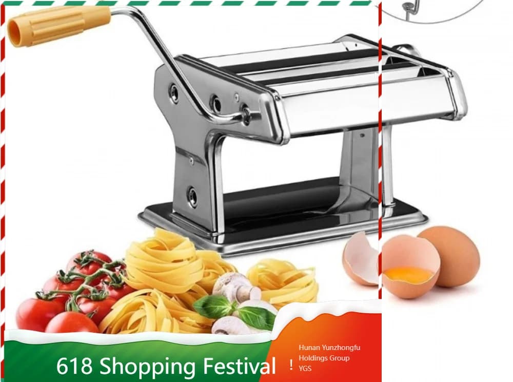 All-in-one Dough Kneading & Pressing Machine Compact Pasta Maker for Wonton Skin