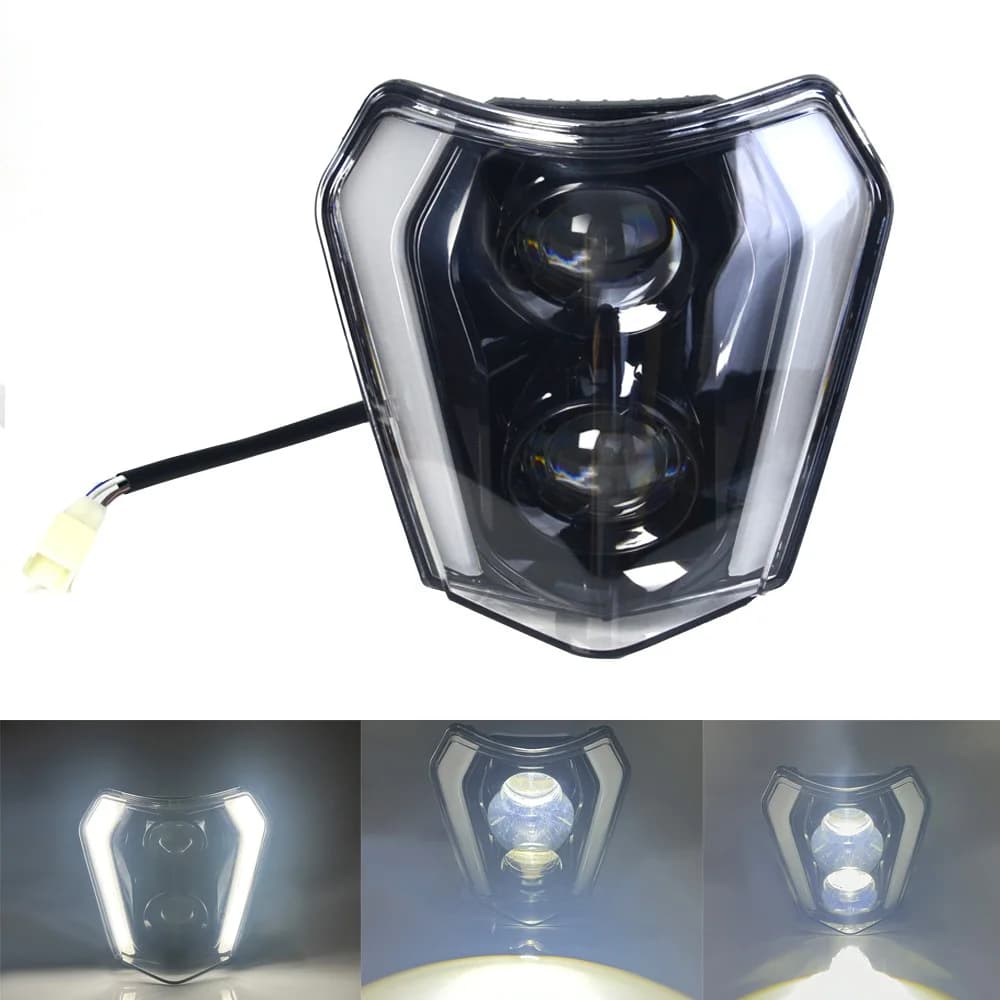 Moto HA CONDOTTO il Faro Del Faro DRL Luce Per KTM EXC EXCF SX SXF XC XCF XCW XCFW 125 150 250 300 350 400 450 505 525 530
