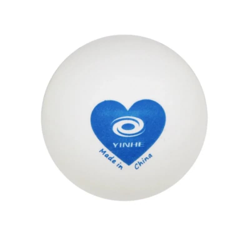 Palline da Ping Pong YINHE Seam 40+ ABS Rosse/Blu/Verdi con Cuore, Durevoli ed Economiche per Allenamento Studenti
