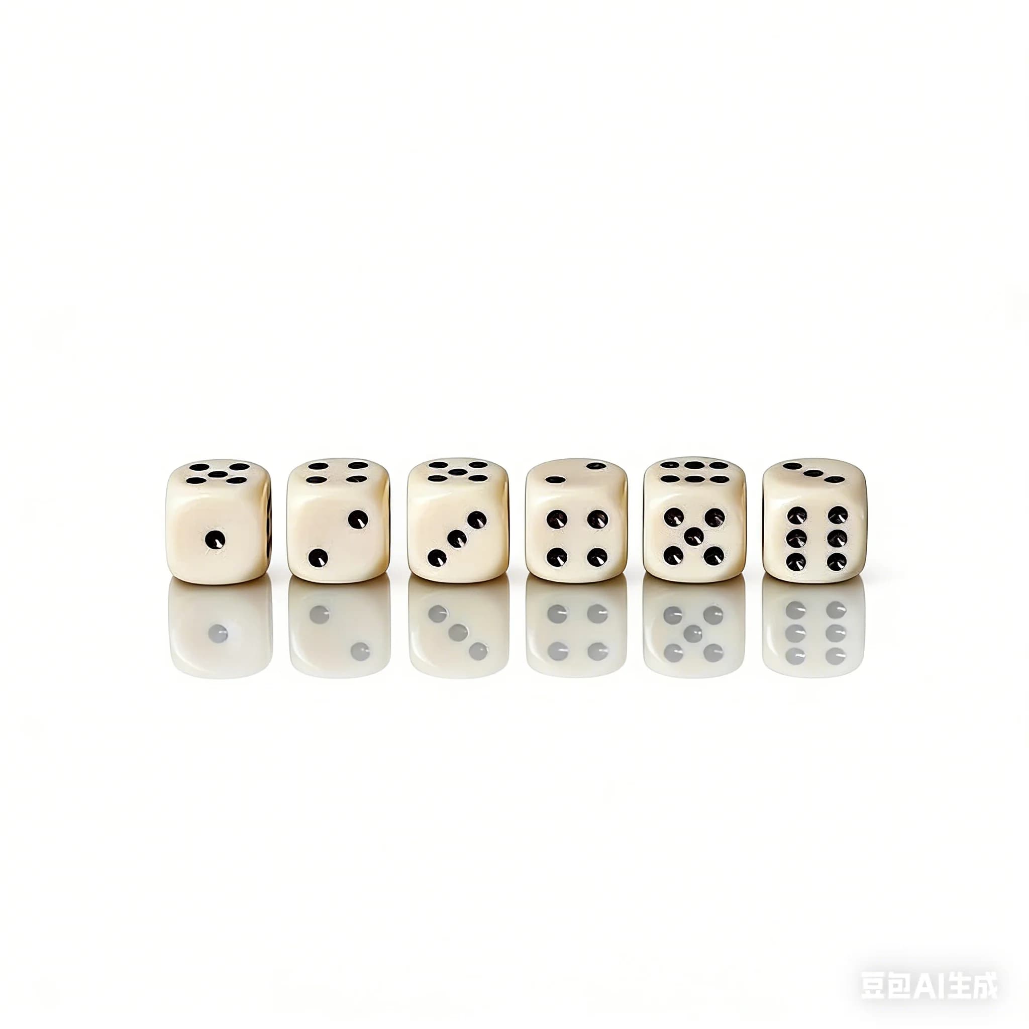 10 pz/set fornitura transfrontaliera 16mm Beige arrotondato dadi gioco da tavolo accessori tazza di dadi Mahjong