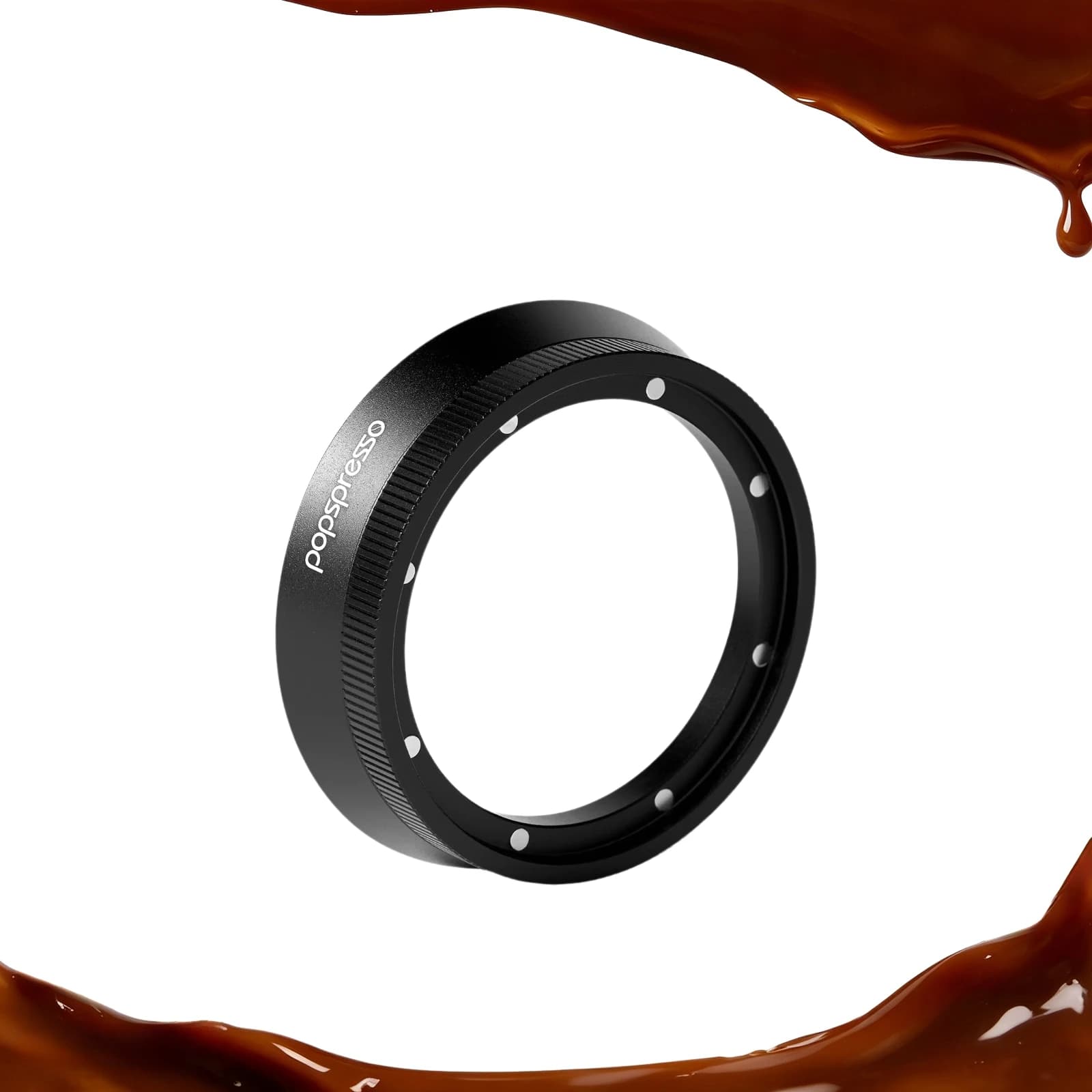 Popspresso V3 Imbuto Dosatore Magnetico per Espresso, Anello Dosatore Anti-Goccia per Portafiltro da 51/54/58mm, Accessori per Barista