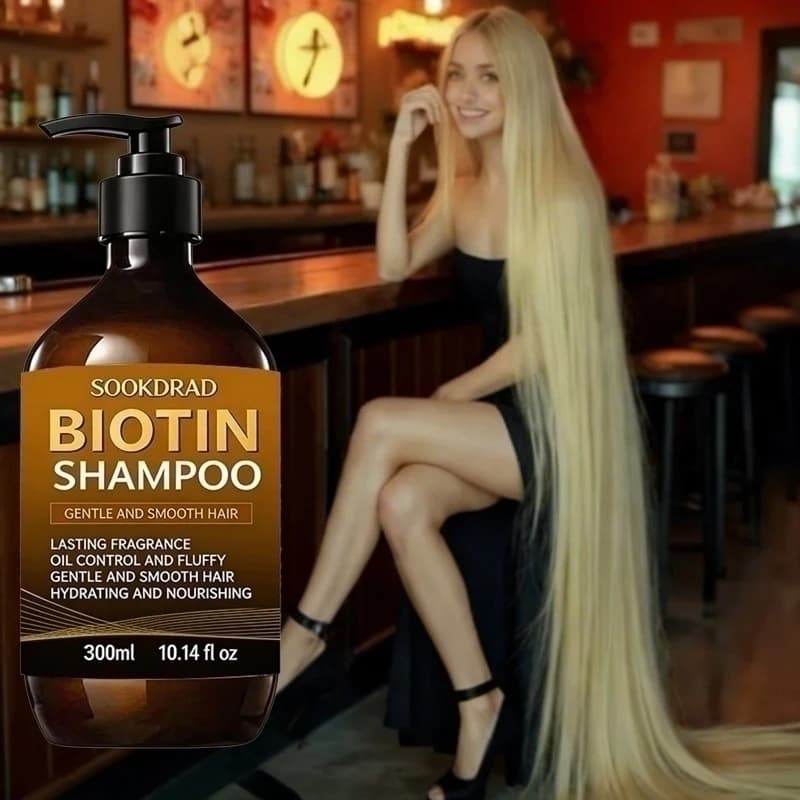 Shampoo alla biotina delicato, non irritante, lenitivo per la pelle, per chi ha la pelle sensibile