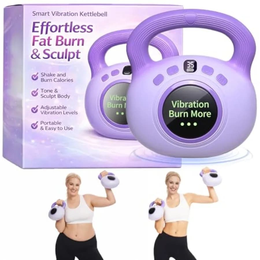 Kettlebell 3LB Golden Vibrant for Fat Loss, Body Modeling, Linphatic Drainage - Toning and Circulating for Daily Training at Home