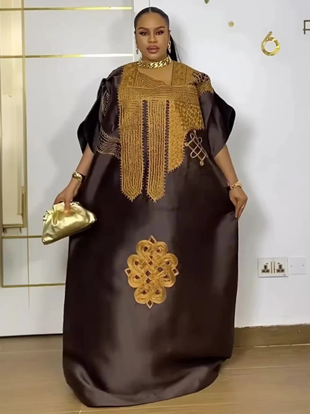 Abaya African Dresses for Women Traditional African Clothing Dashiki Ankara Embroidered Dress Long Dress Muslim caftano