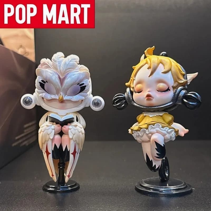 POP MART Serie originale Skullpanda Immagine della vera Scatola cieca Collezione di giocattoli alla moda SP Anime Figura Ornamento Giocattolo Regali di compleanno