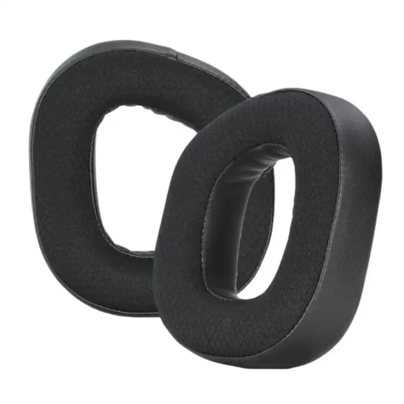 Cuscinetti auricolari morbidi con design a rete da calcio, isolamento acustico, ergonomici per cuffie HS80