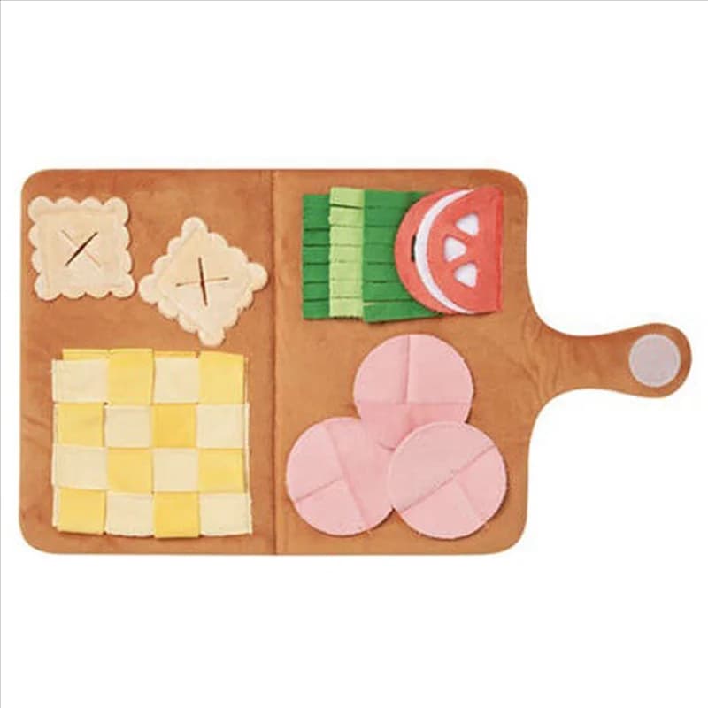 【TODAY-SOLO!】 Tappetino per fiuto Puzzle Peluche per cani di piccola taglia e media Dispenser di cibo Ciotola per alimentazione Dolcetti Pad