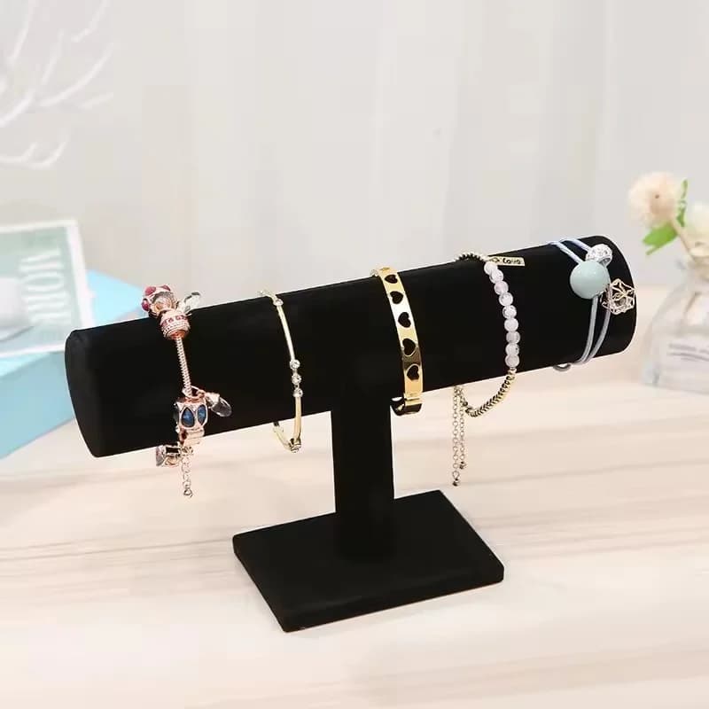 Espositore per braccialetti in velluto, portagioielli, bracciale, portaoggetti per orologi, espositore per gioielli, oggetti di scena