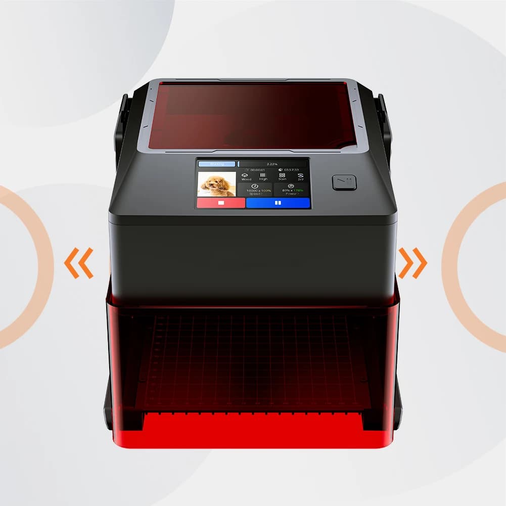 UMW Desktop Laser Engraver Mini Laser Engraving Machine for Phone Cases with Decoration