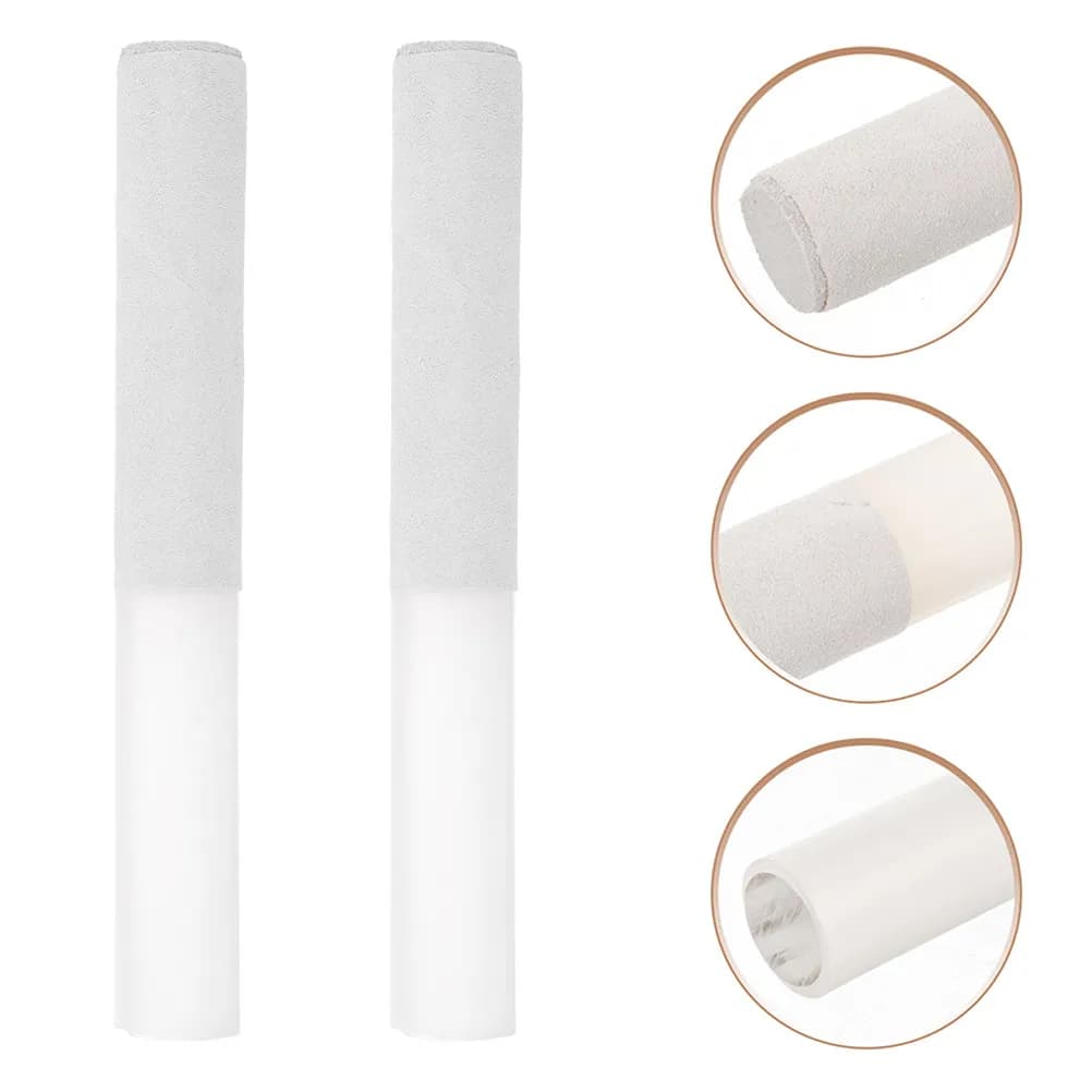 2Pcs Acrylic Pyramid Striker Rods Hollow Bowl Mallet Crystal Singing Bowls Tibetan Quartz Meditation Musical Sticks