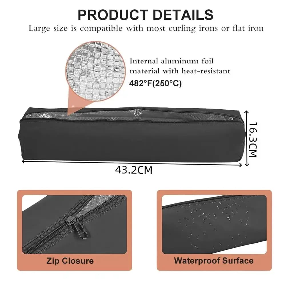 Iron Bag Arricciacapelli travel 44*9*9cm, Case for High Temperature Oxford Fabric
