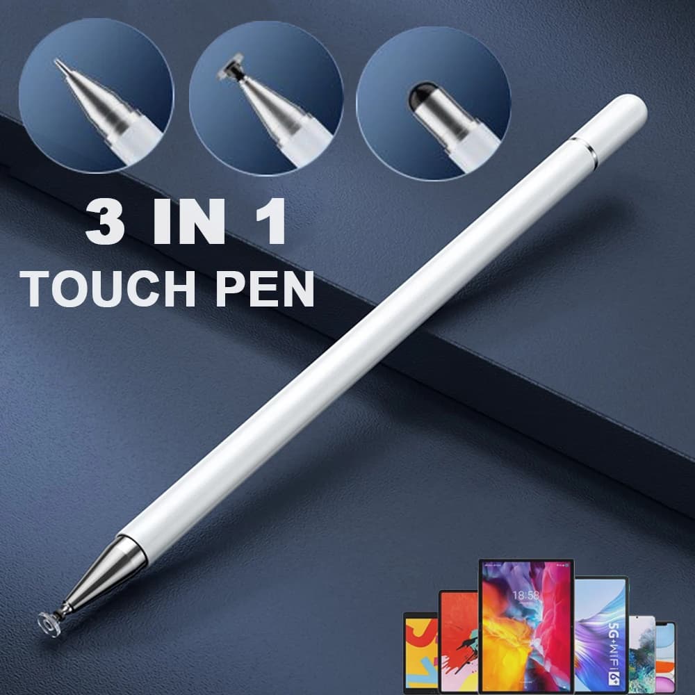 3 in 1 Stylus Pen for IPad Samsung Xiaomi Huawei Android IOS Tablet Phone No Bluetooth Touch Pen for Drawing Capacitive Pencil