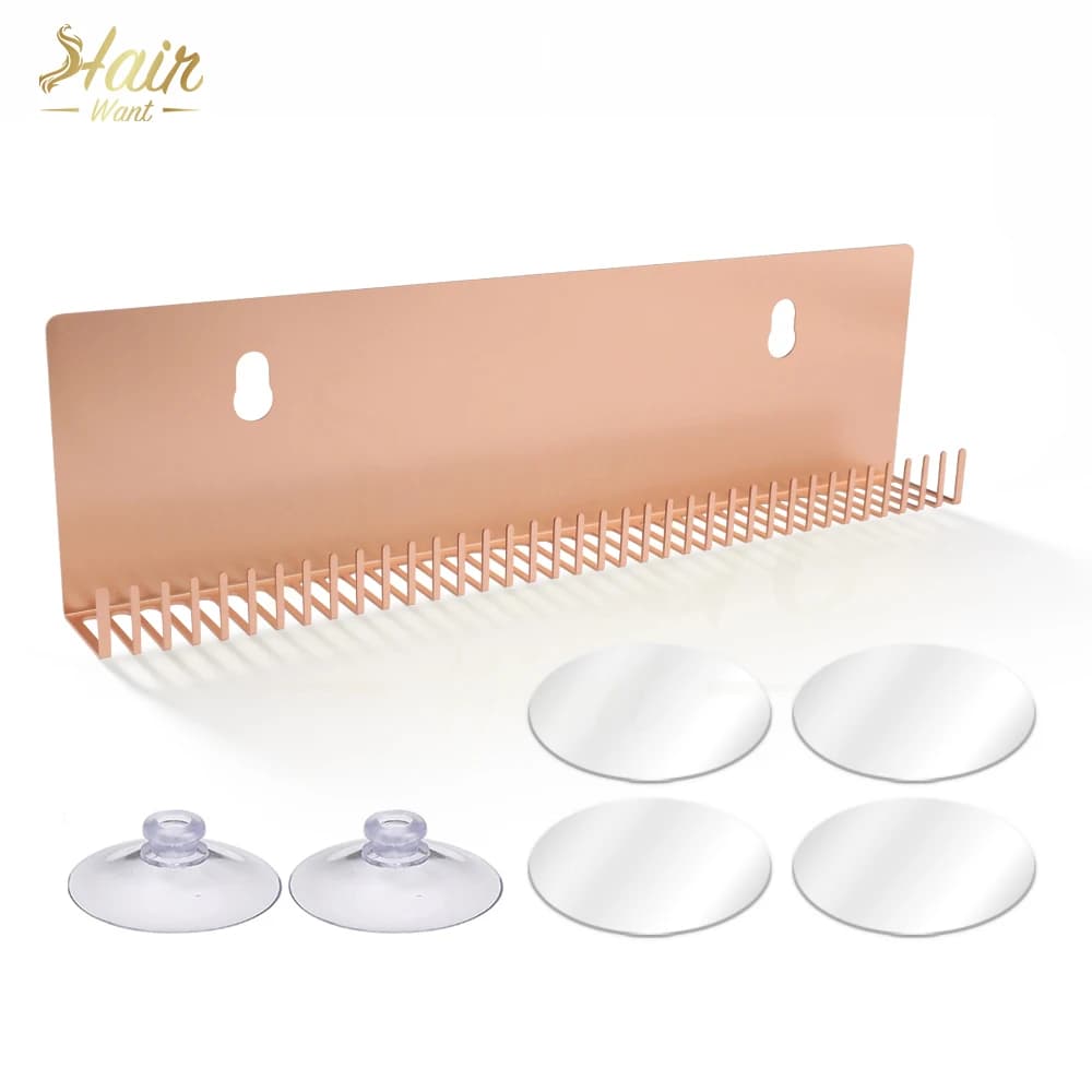 Hair Want Hair Extension Hanger Espositore per capelli per saloni Organizer Rack per trama, clip, estensioni con nastro adesivo
