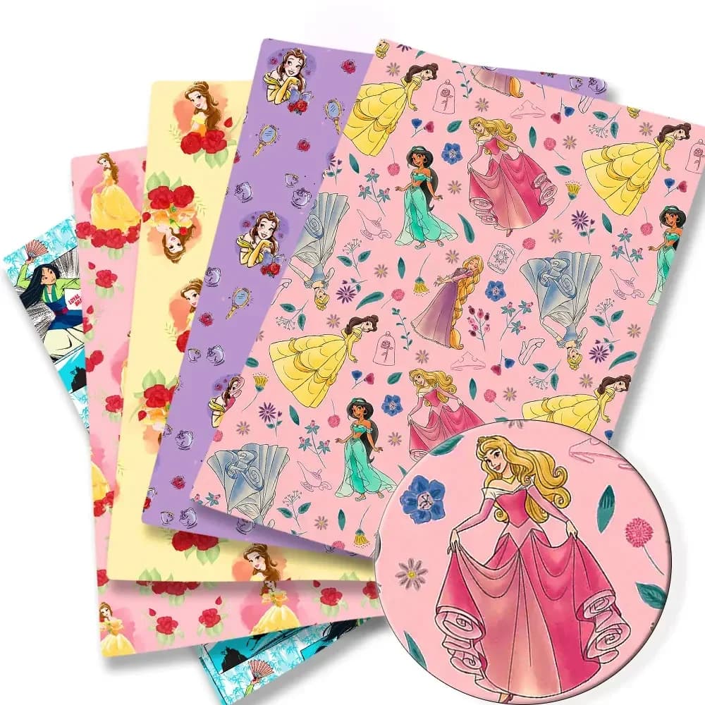 Disney cartoon 140x50CM tessuto cartoon patchwork tessili per la casa dei bambini cucito bambola gonna tenda gonna ragazza fai da te tovaglia