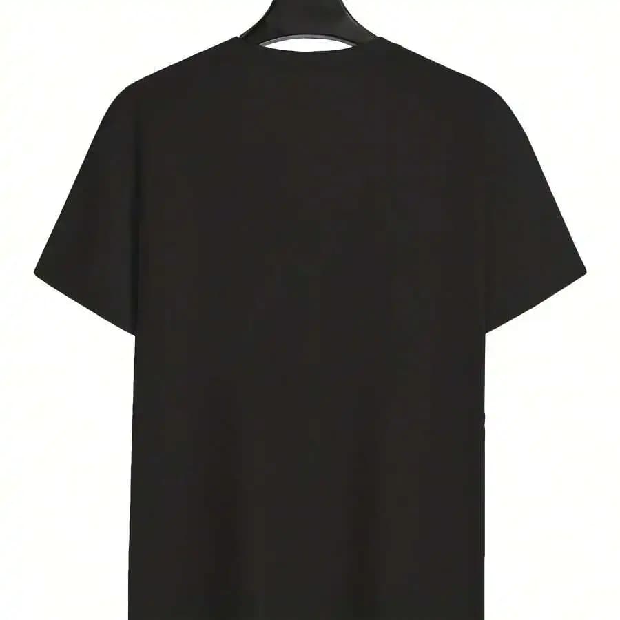 T-shirt da uomo con grafica 100% cotone con tastiera di pianoforte e design a battito cardiaco