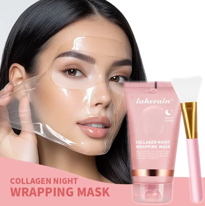 Collagen peel-off face mask, pore reduction, black dot removal, skin rejuvenation oil, moisturizing, illuminating, Korean skin care