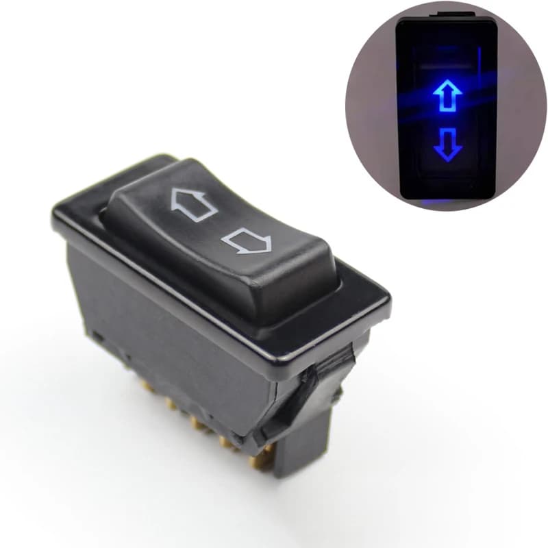 Accessori per interruttori regolatore a 5 pin per finestra di controllo dell'energia elettrica per auto universale 12V