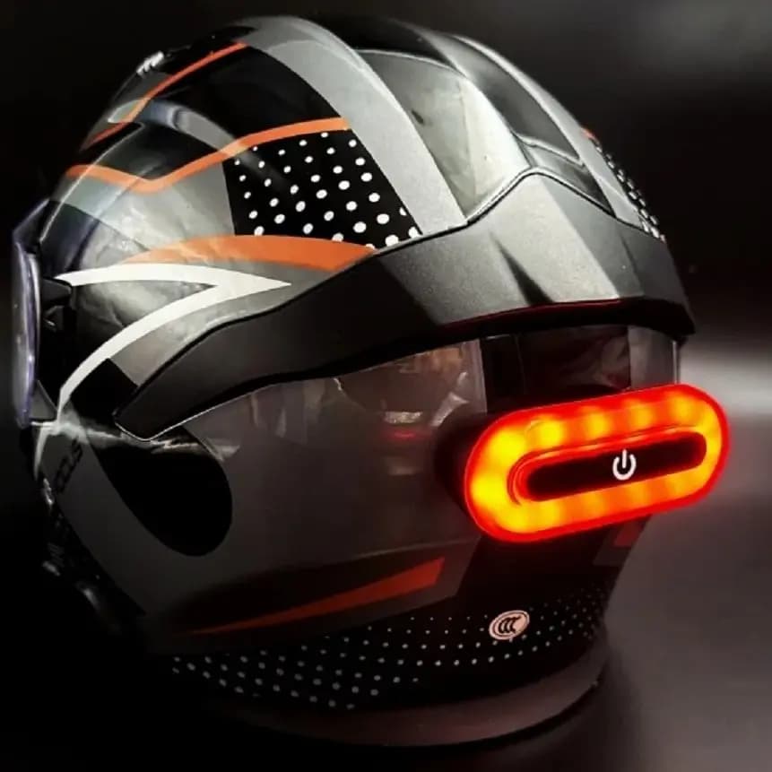 16 beads bicycle helmet light led light rechargeable back lights safety bike accessories motorcycle helmet light for helmet USB