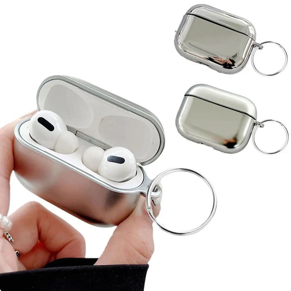 Custodia per auricolari galvanica per AirPods Pro 3 Custodia protettiva semplice per Apple Airpods Pro 3 Custodia per auricolari Custodia antiurto