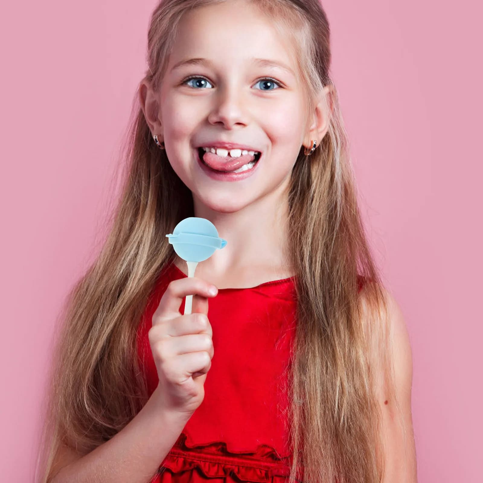Set di 4 Stampi in Silicone per Gelato e Lecca-lecca, Stampi Riutilizzabili per Dolci Fai-da-Te, Strumento per Cubetti di Ghiaccio per Cucina Domestica