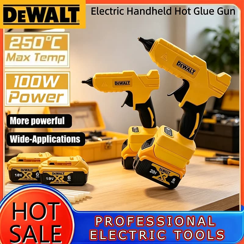 2026 HOT SALE DeWalt Cordless Handheld Hot Air Hot Melt Glue Gun Electric Welding DIY Craft Repair Tool for 20V Battery