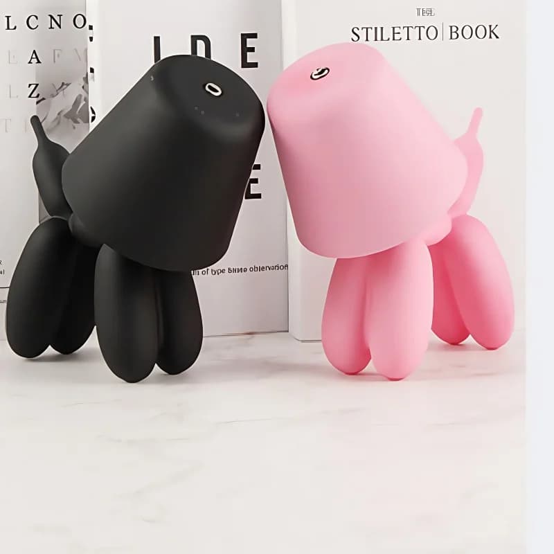 Custom Mobile Desktop Lamp for Cartoons Desk Lamp for reading on bedside table with USB charging for balloon dog decoration