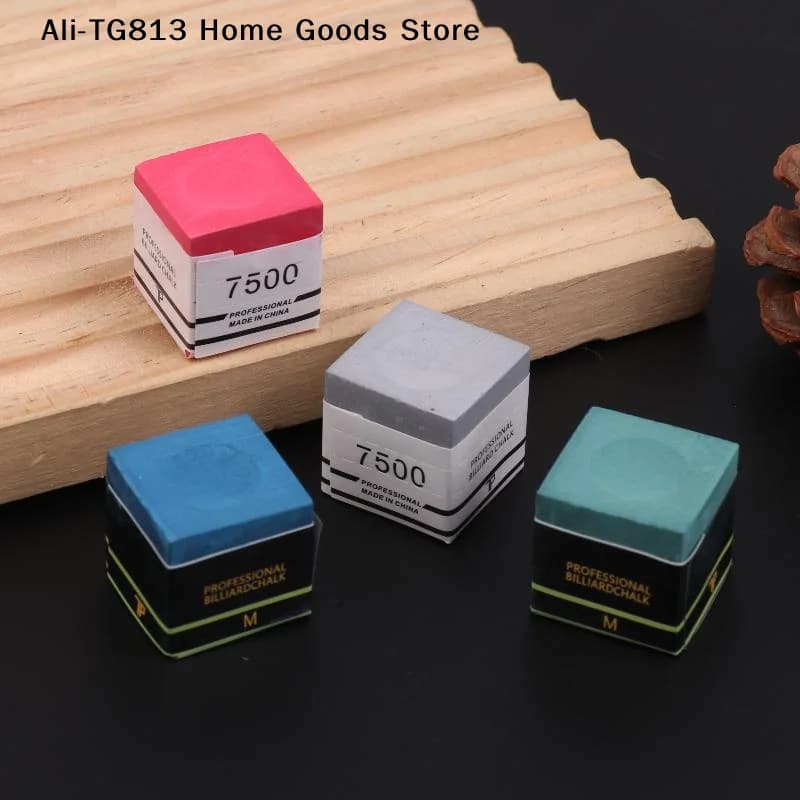[TG813] 1 pz con scatola portaoggetti, gessetti antiscivolo per stecche da biliardo, gesso in polvere facile da applicare per snooker, accessori per biliardo