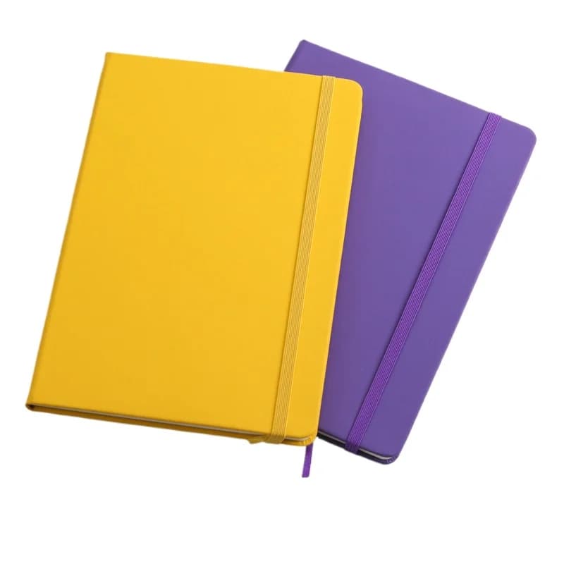 Notebook con cinturino aziendale A6 160 pagine 80 g/m2 Blocco note di cancelleria per studenti Libro dei conti a mano Notebook nero Planner con copertina rigida