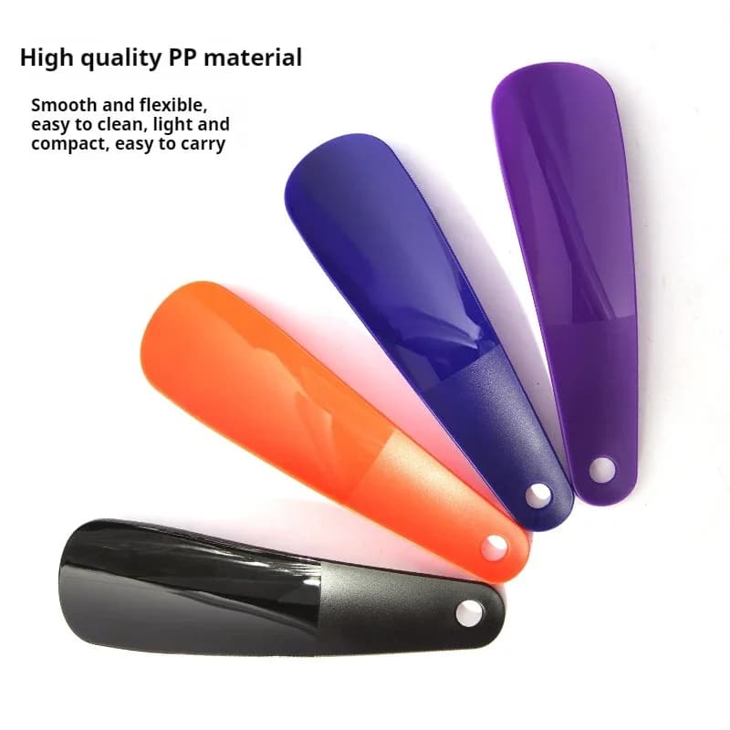 Strumento per indossare scarpe da 16 cm Calzascarpe professionale in plastica a forma di cucchiaio Calzascarpe flessibile robusto antiscivolo Sollevatore Scarpe Accessori Strumenti