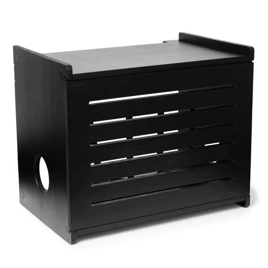 Scatola portaoggetti per router WiFi Copertura per nascondere modem decorativo montabile a parete deluxe con sistema di gestione dei cavi Organi domestici rustici