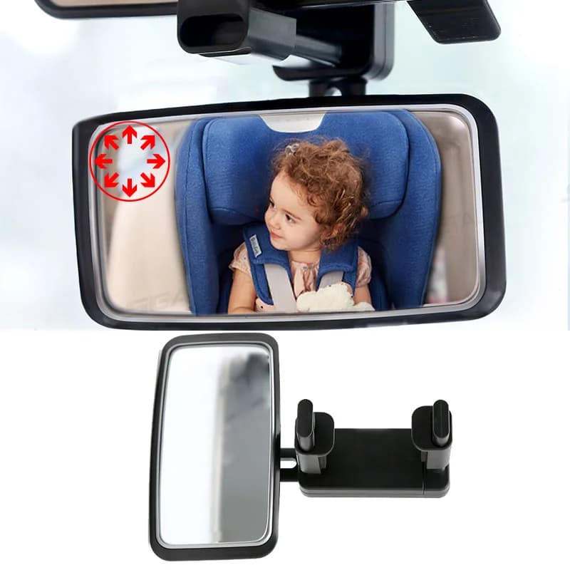 Specchietto retrovisore per auto per bambini Specchietti retrovisori interni per baby monitor per la sicurezza automatica Guida per bambini Baby monitor Angolo regolabile