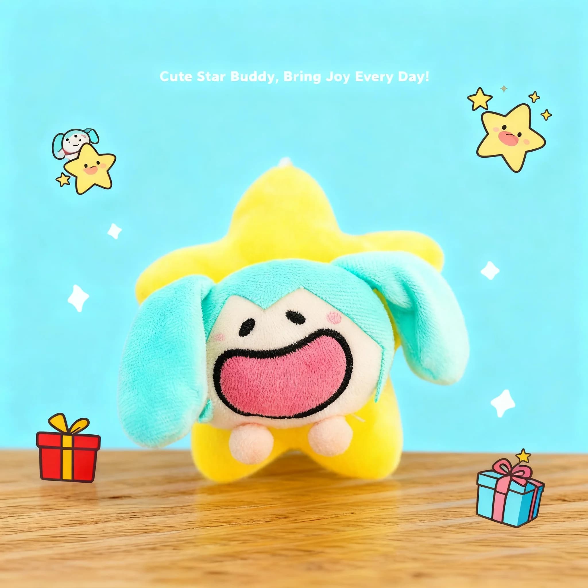 Portachiavi in peluche di Hatsune Miku, simpatico personaggio dei cartoni animati, ciondolo per borsa, morbido giocattolo anime imbottito