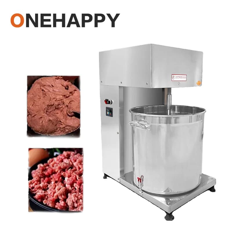 Impastatrice elettrica commerciale in acciaio inossidabile 304, impastatrice automatica per il riempimento di salsicce/gonfiaggio e uso domestico