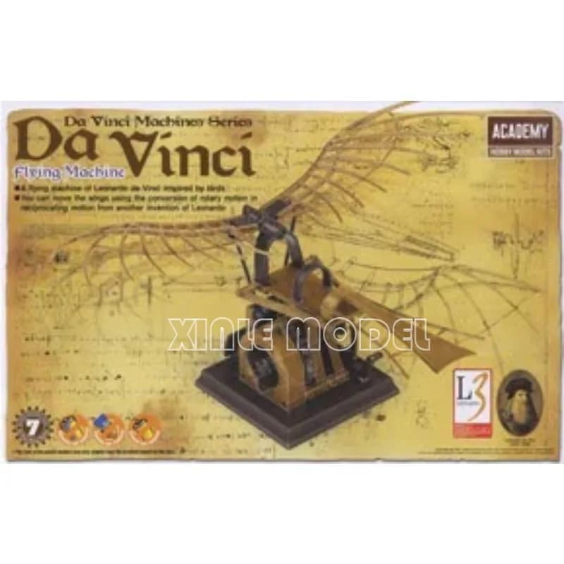 Academy 18146 Da Vinci Flying Machine Kit modello di assemblaggio in plastica Giocattolo fai da te