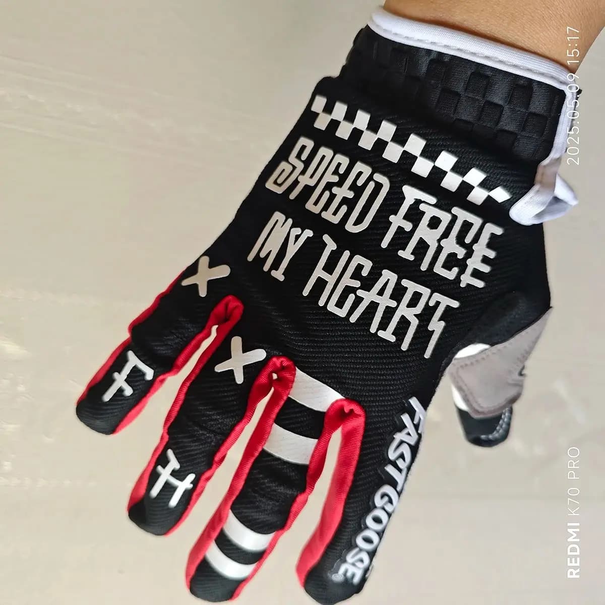 Summer Outdoor Biycle Motorcycle Motocross Gloves Breathable Glove Accessories for Dirt Bike ATV MX UTV BMX Off-Road Cycling