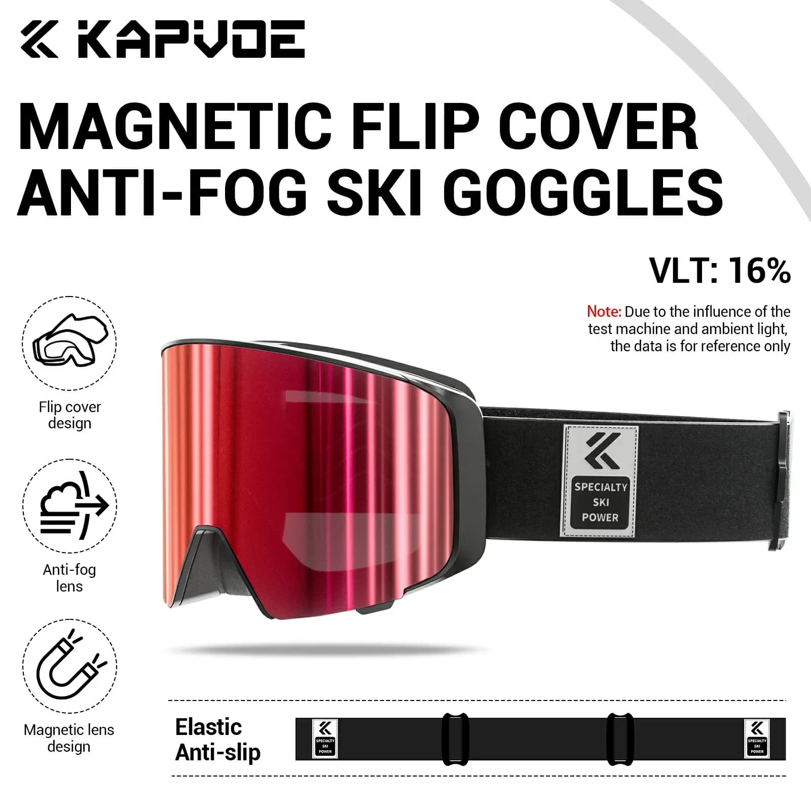 Kapvoe Nuovi Occhiali Da Neve Donne Anti-Fog Occhiali Da Sci Snowboard Neve Sci Maschera Da Uomo Lente UV400 Motoslitta Occhiali Moto