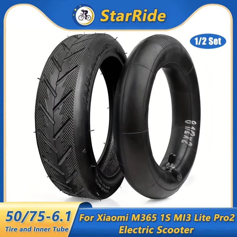 1/2Set 50/75-6.1 Pneumatico e Camera d'aria 8 1/2x2 Pneumatico da 8.5 Pollici per Xiaomi M365 1S MI3 Lite Pro2 Scooter Elettrico Parti di Pneumatici