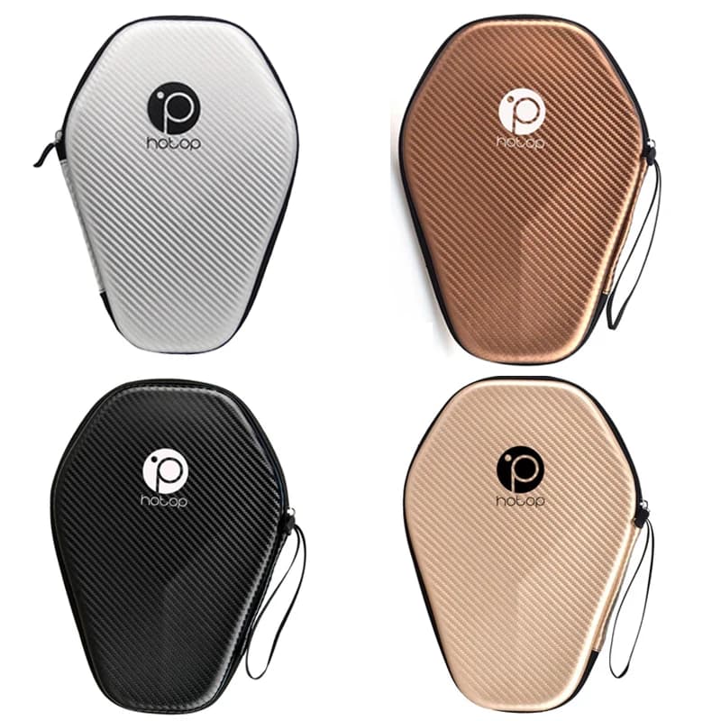 Hexagonal ping pong rack cover Waterproof portable ping pong rack with rigid shell for racket accessories