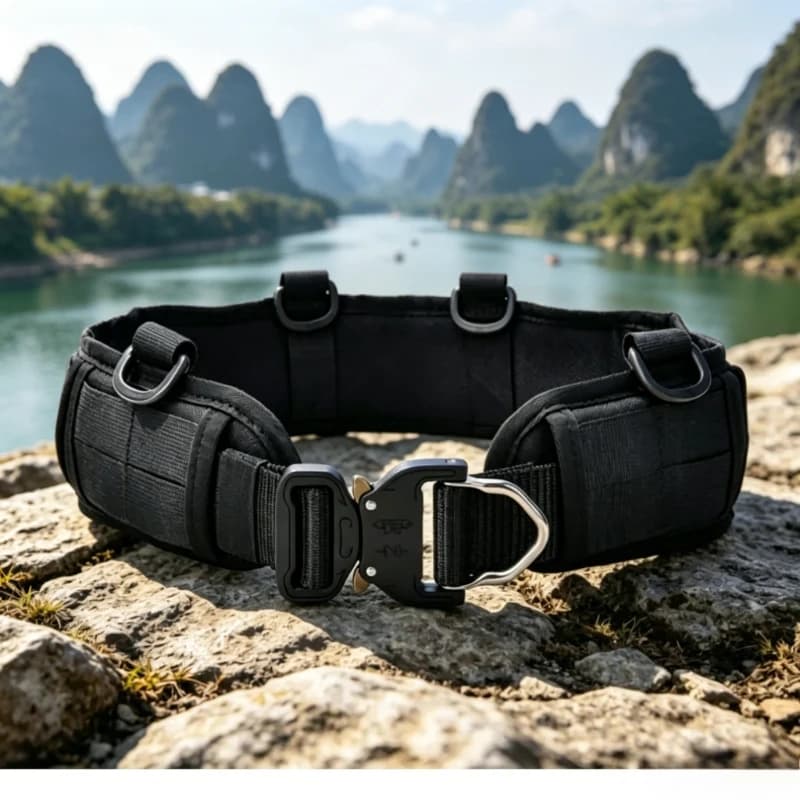 Practical Training Cycling Sports Outdoor Tactical Waist Belt Cobra MOLLE System Adjustable Waist Harness Accessory Gear