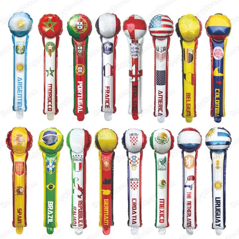 10 Palloncini a Forma di Pallone da Calcio, Decorazioni per Feste a Tema Sportivo, Baby Shower, Club di Calcio, Giocattoli per Bambini