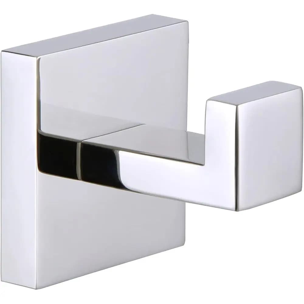 Bathroom, SUS 304 Stainless Steel Shower Bath Towel Robe Hanger, Wall Coat Hook, Polished Chrome
