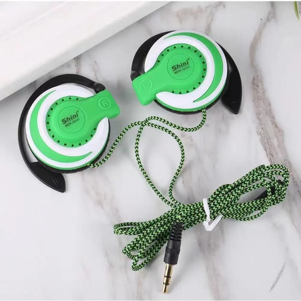 Auricolari da Corsa Antisudore per Telefono Cellulare, Cuffie Gaming con Gancio per Orecchio, Auricolari Super Bass con Gancio per Orecchio