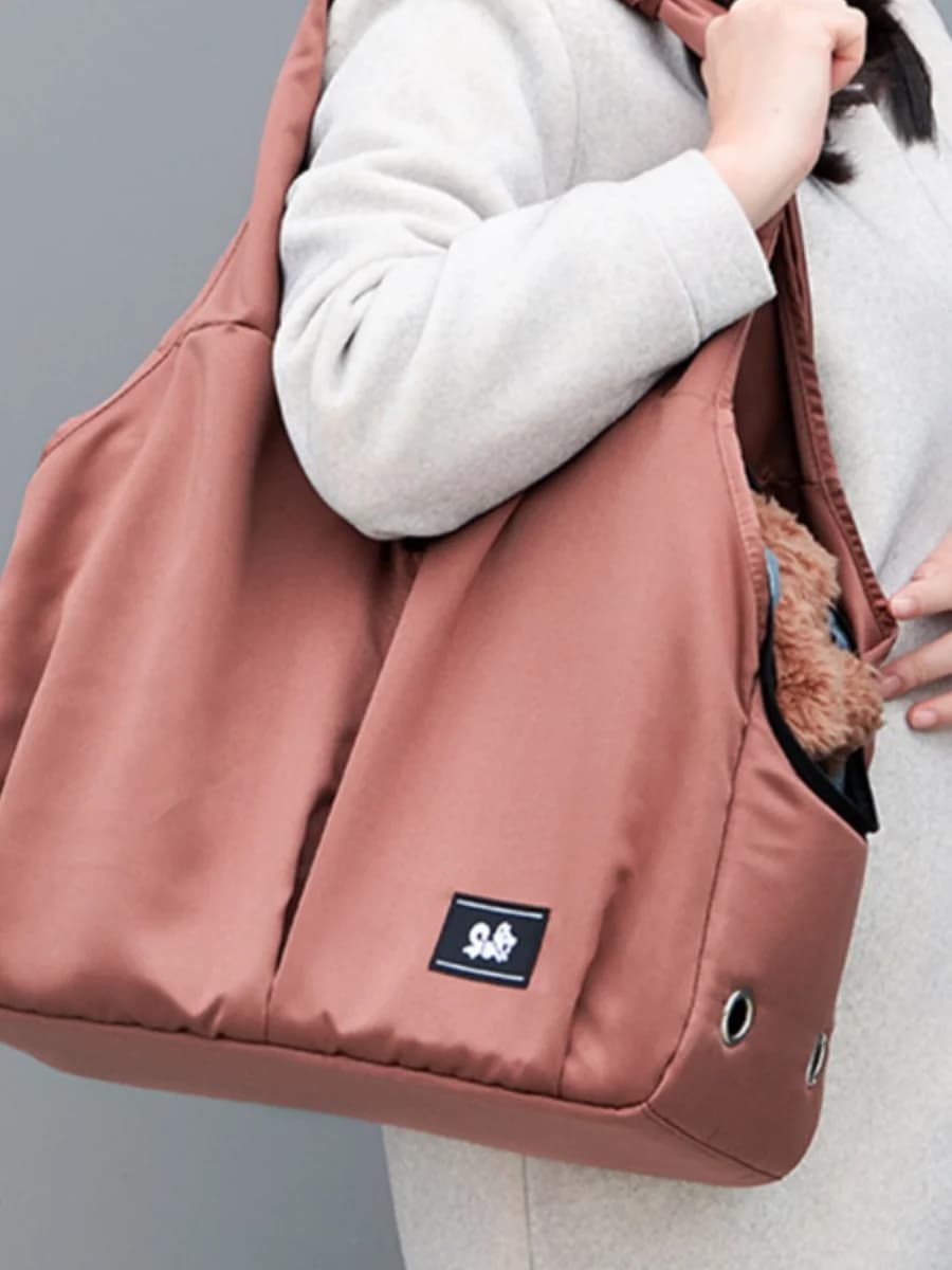 Borsa Portatile per Cani e Gatti, Tracolla Singola per Esterni, Borsa da Viaggio per Cani Piccoli, Trasportino per Animali
