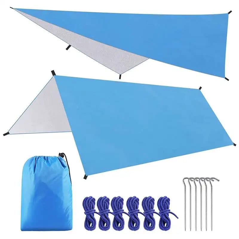 3x3 3x4 3x5m Baldacchino da campeggio Tenda per protezione solare esterna Telo impermeabile portatile Riparo multifunzionale