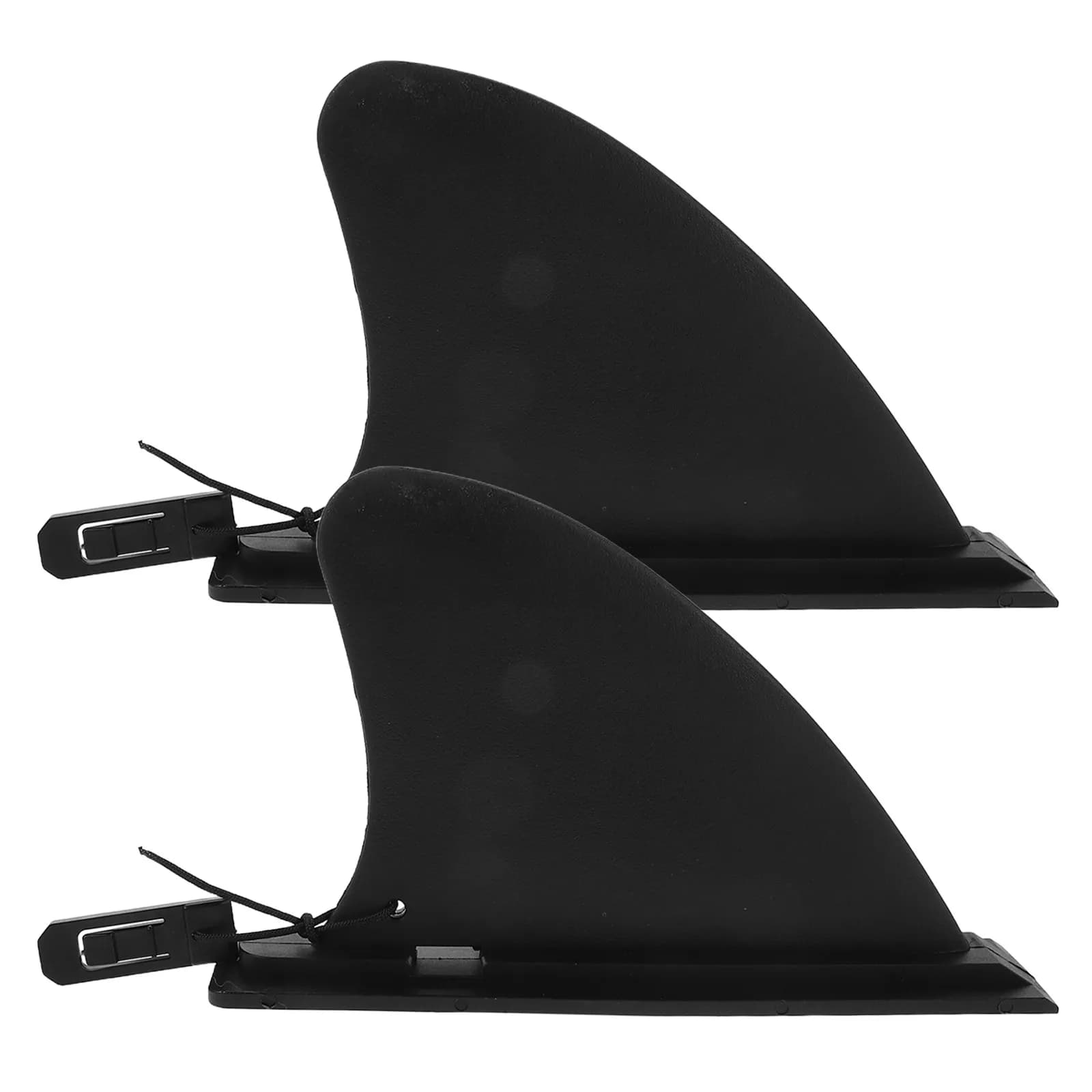 Set di 2 Pinne Stabili per Kayak, Pinna Posteriore Rimovibile con Clip per Paddleboard Gonfiabile, Tavola da Surf e Sport Acquatici