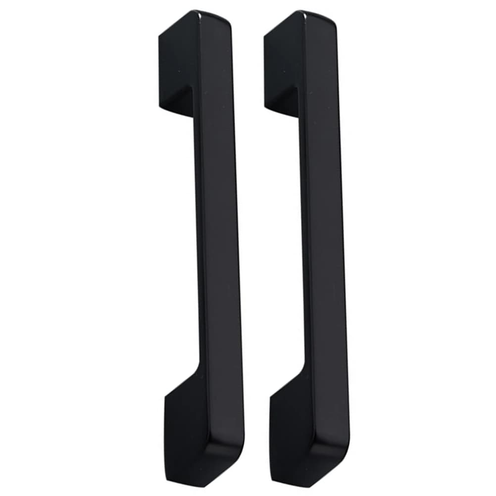 1 paio di pomelli per porte in metallo resistenti all'usura antiruggine bellissimi colori ottima fattura pomelli per armadi guardaroba maniglia per cassetti nera