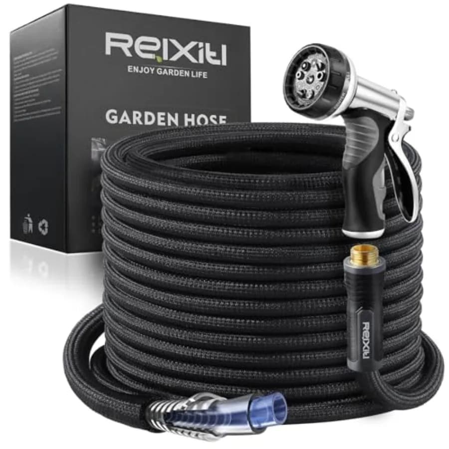 Tubo da Giardino Flessibile Ultra Leggero Non Espandibile con Spruzzatore a 10 Funzioni, Anti-perdita e Resistente alla Pressione