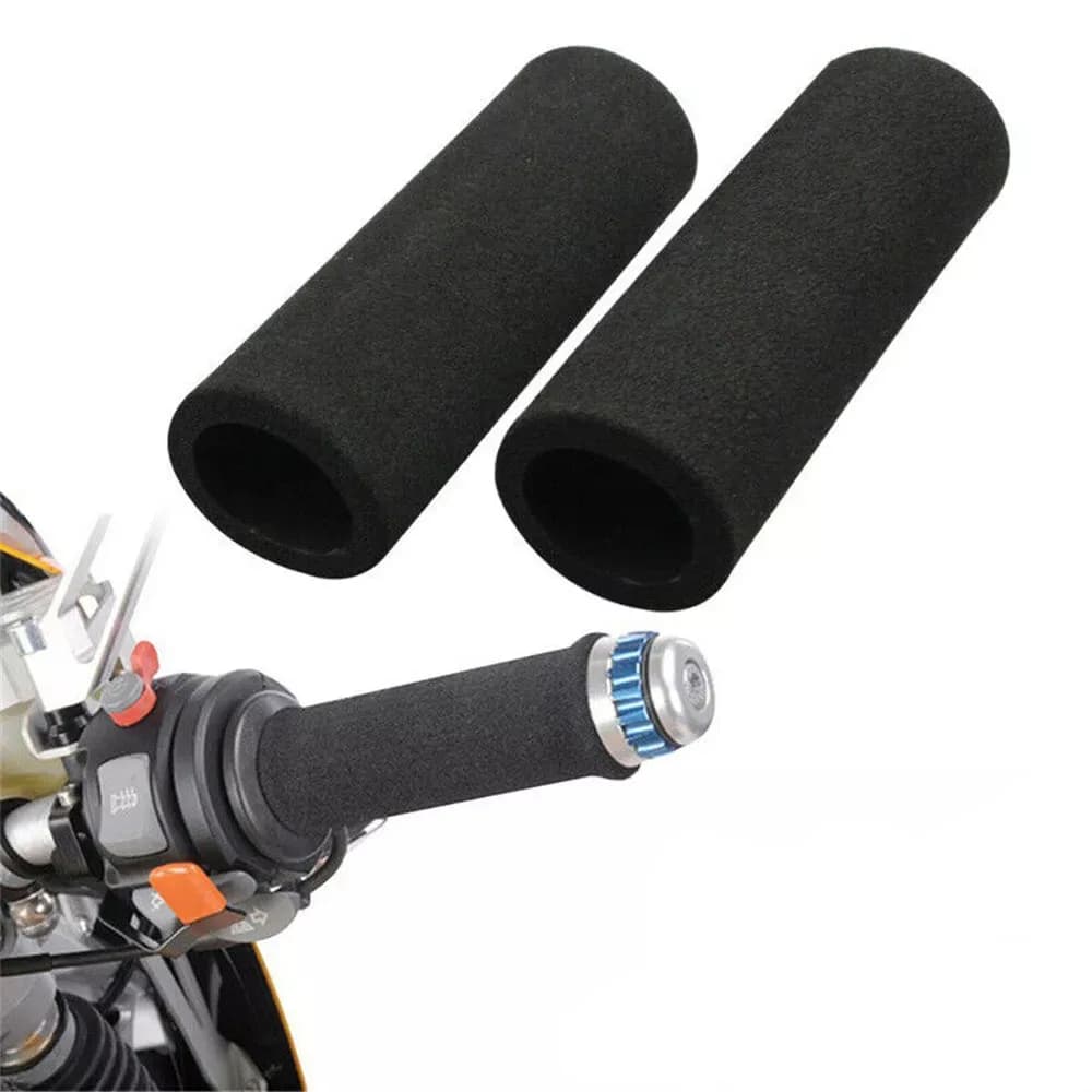 2PCS Motorcycle Handlebar Cover Anti-Vibration Comfort Slip-On Foam Anti-Slip Grip Sleeve for Moto Handle Levers Motorcycle part